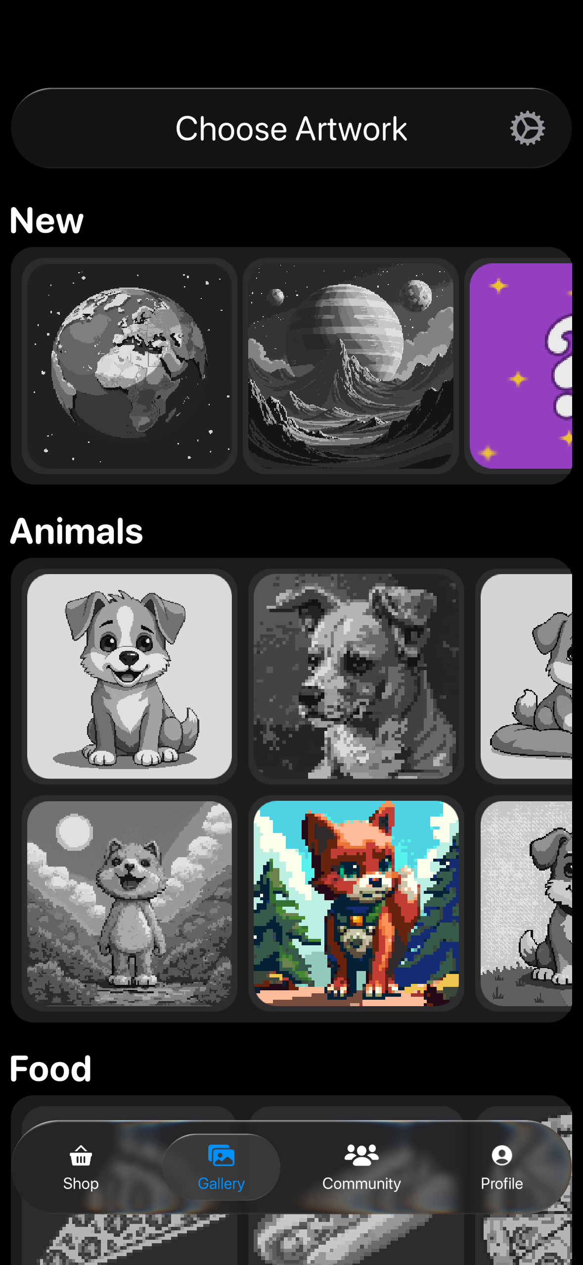 Screenshot 1 (dark theme)