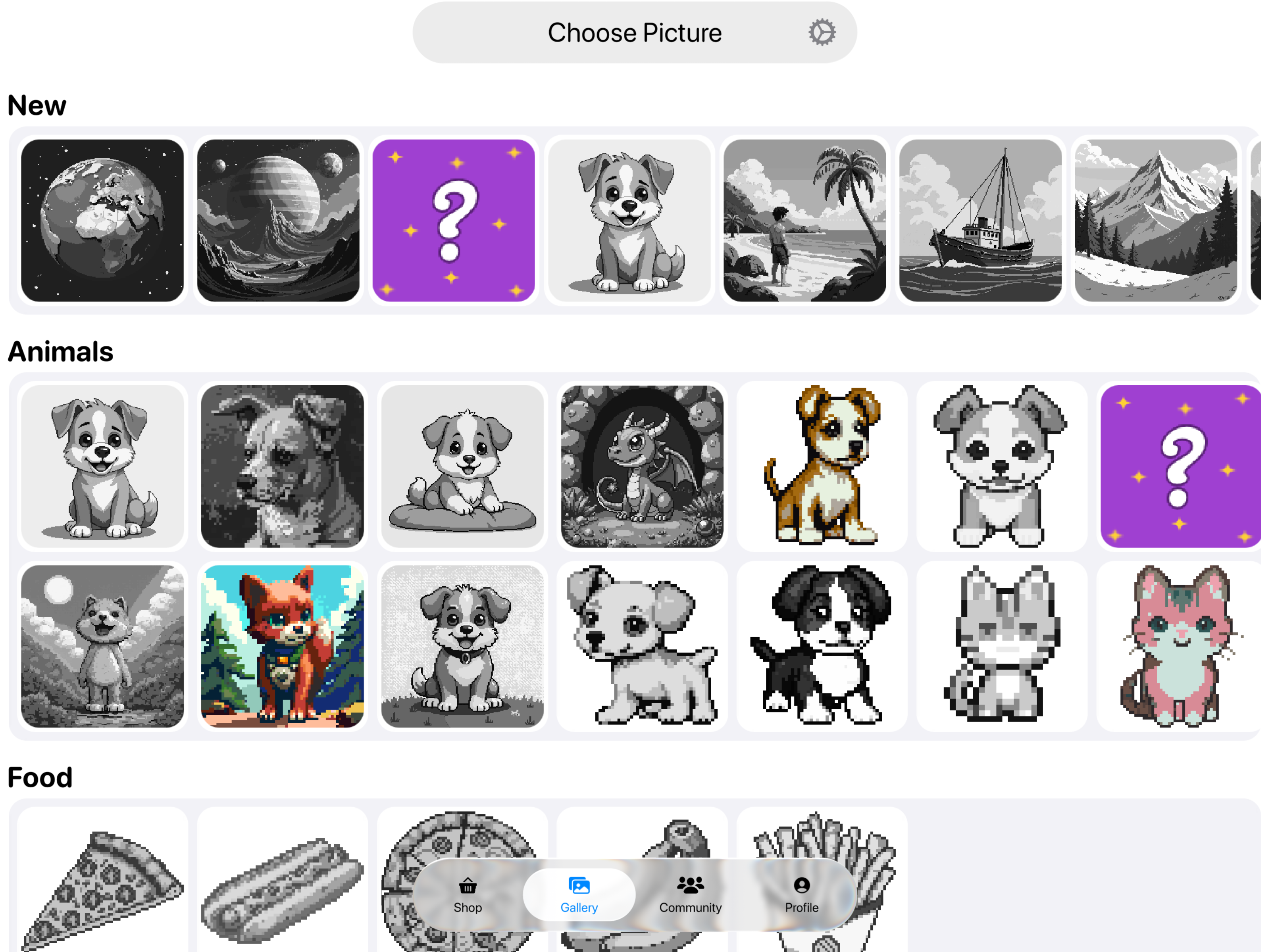 Game screenshot (light theme)